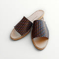 Sandalias de Piel con Trenzado Mallorquín Artesanal – Multicolor